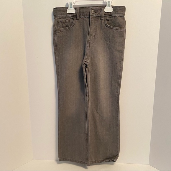 Cat & Jack Boys Relaxed Straight Gray & Skinny Stretch NWT Black Jeans Size 7 - Picture 2 of 16